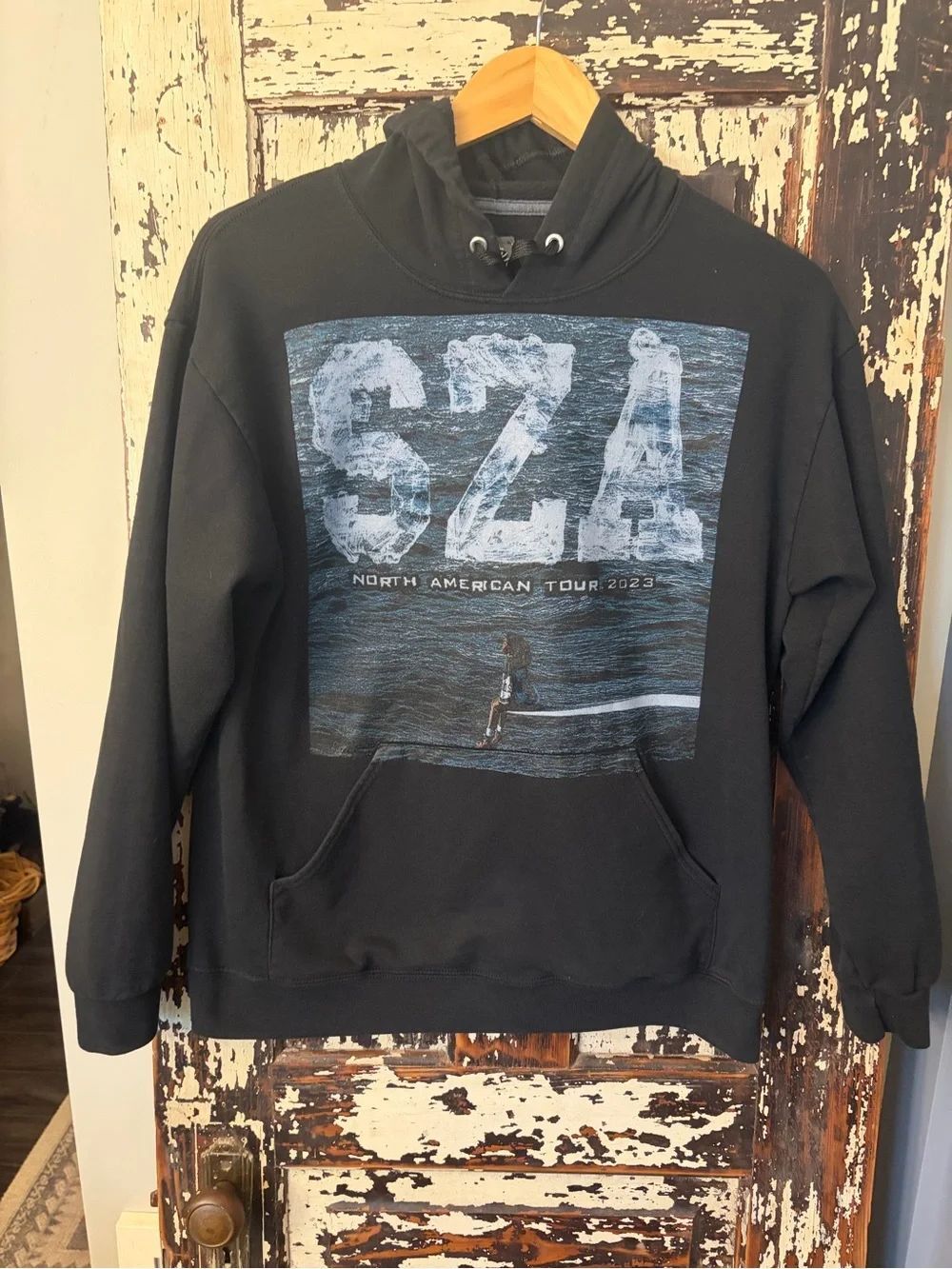 'SZA' North American Tour 2023 SOS merch hoodie. Size medium. Unisex.